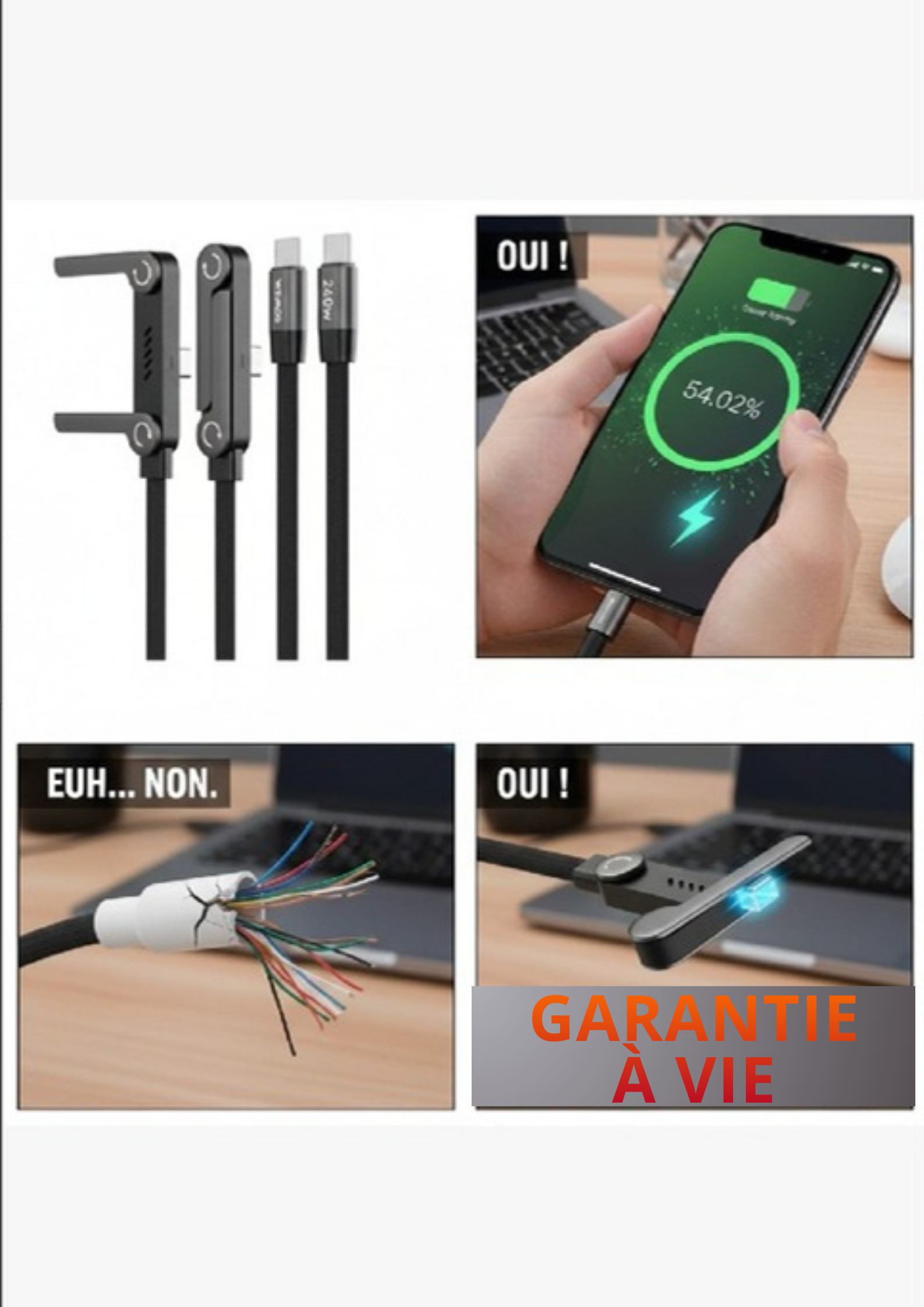 CÂBLE SUPER CHARGE-SUPPORT INCORPORÉ