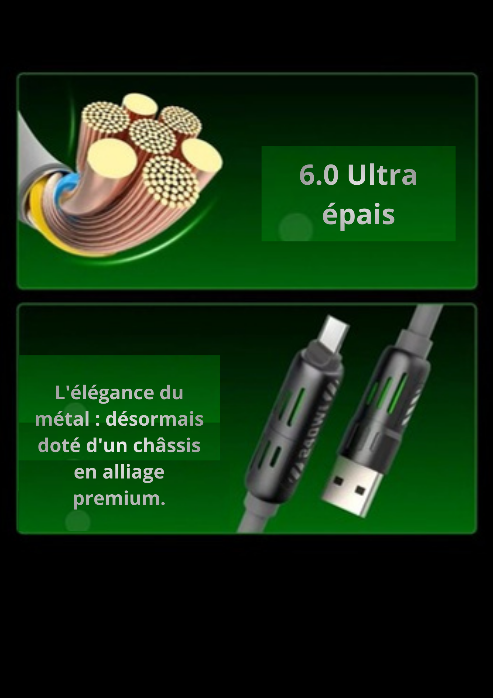 A'KENZA® - CÂBLE INFINITE  4-EN-1