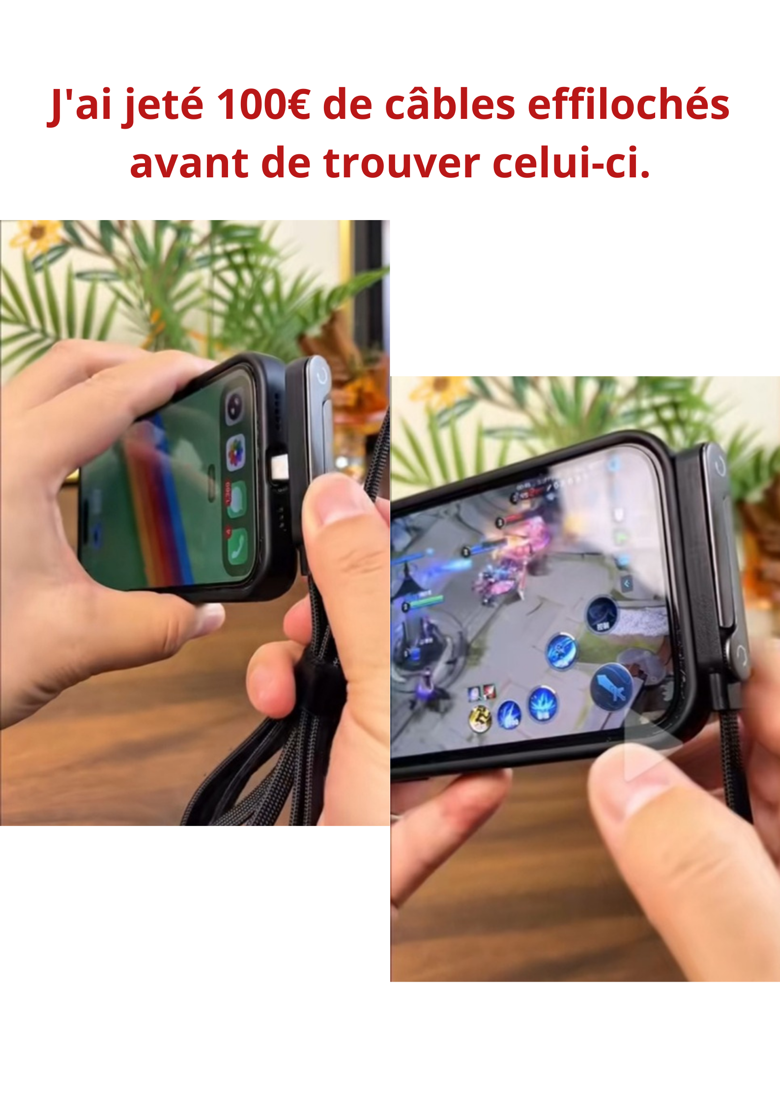CÂBLE SUPER CHARGE-SUPPORT INCORPORÉ